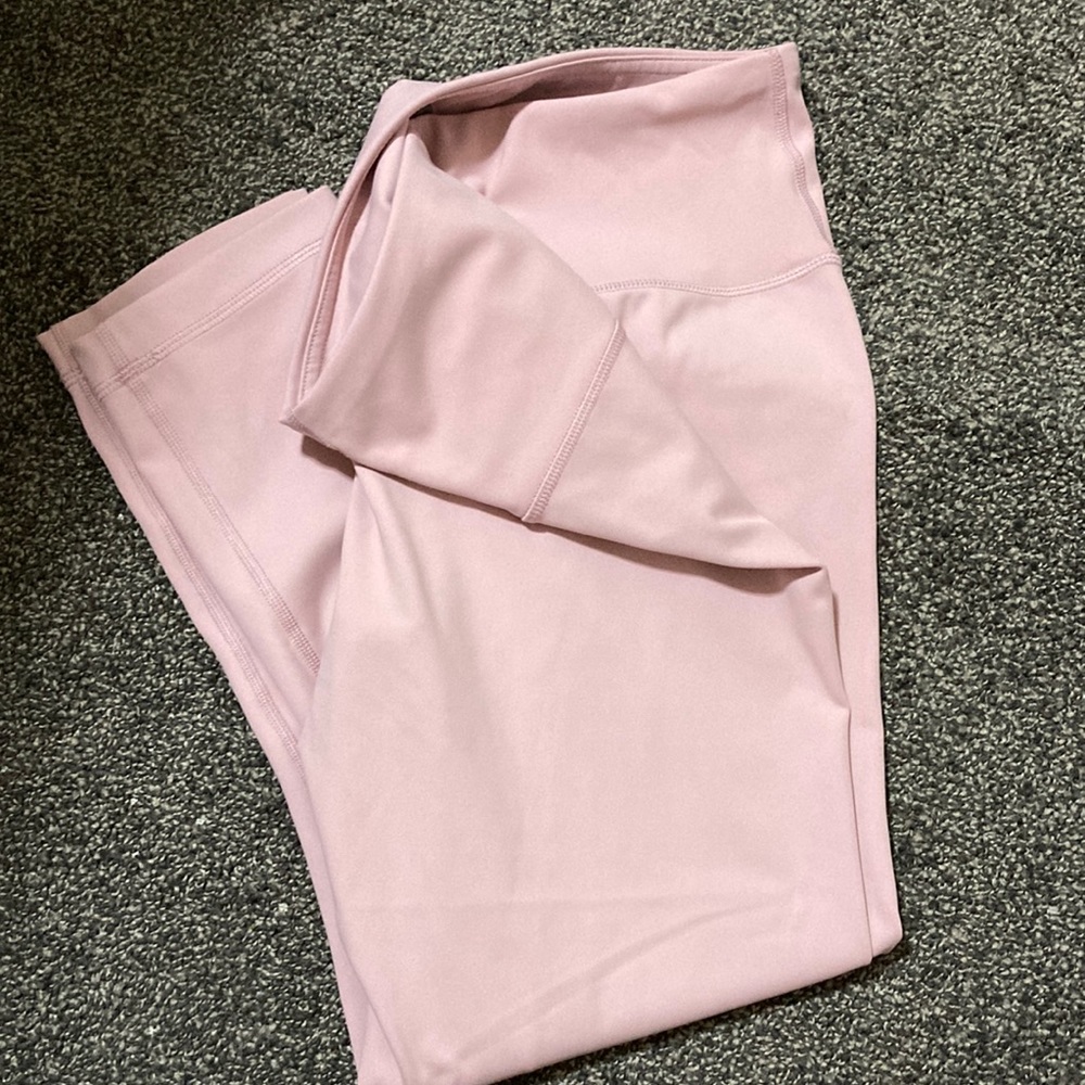 Light pink leggings size large